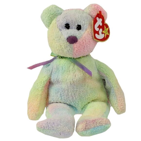 Ty GROOVY the Bear Beanie Baby - Picture 1 of 1